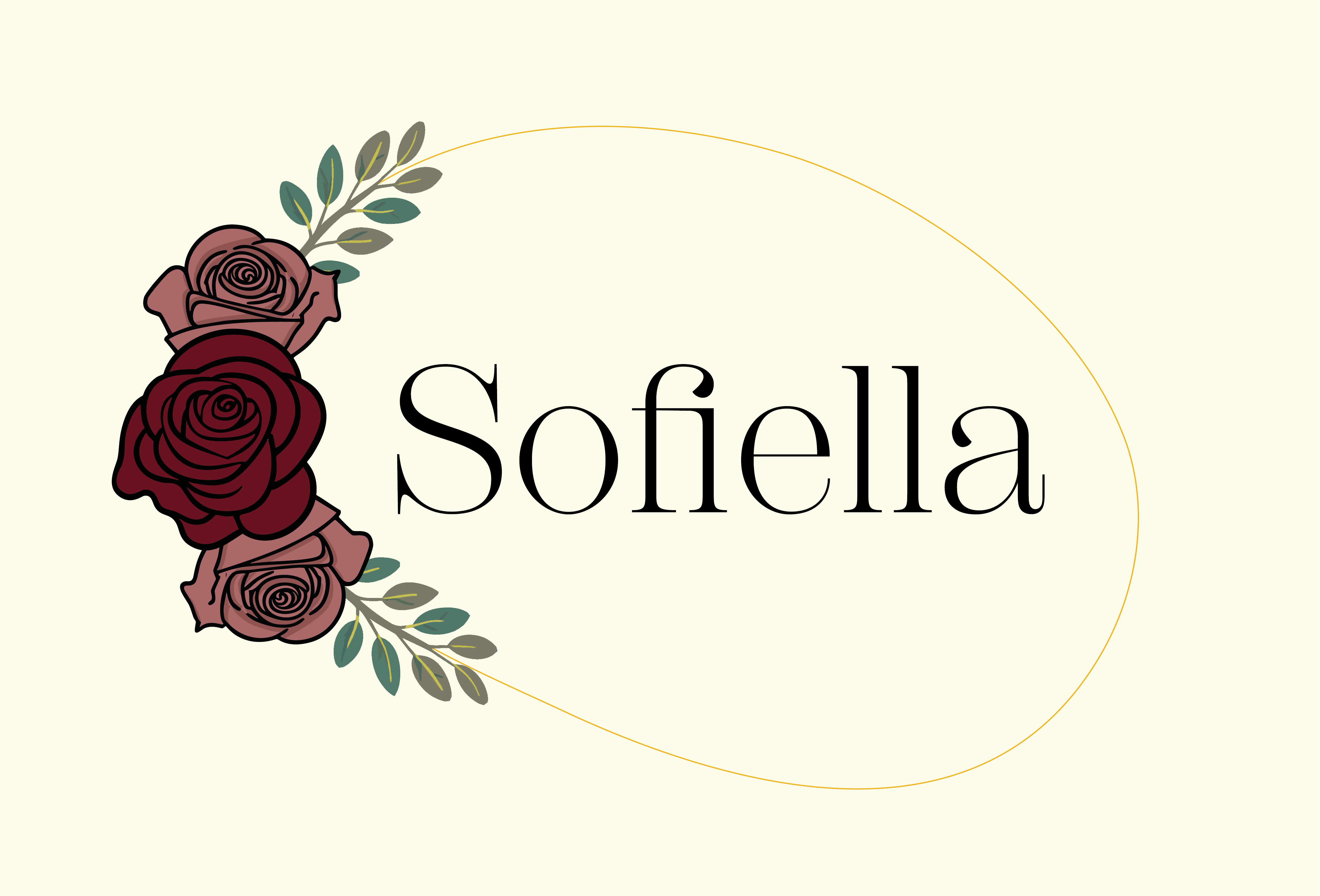 Logo van het merk Sofiella, sieraden op maat.